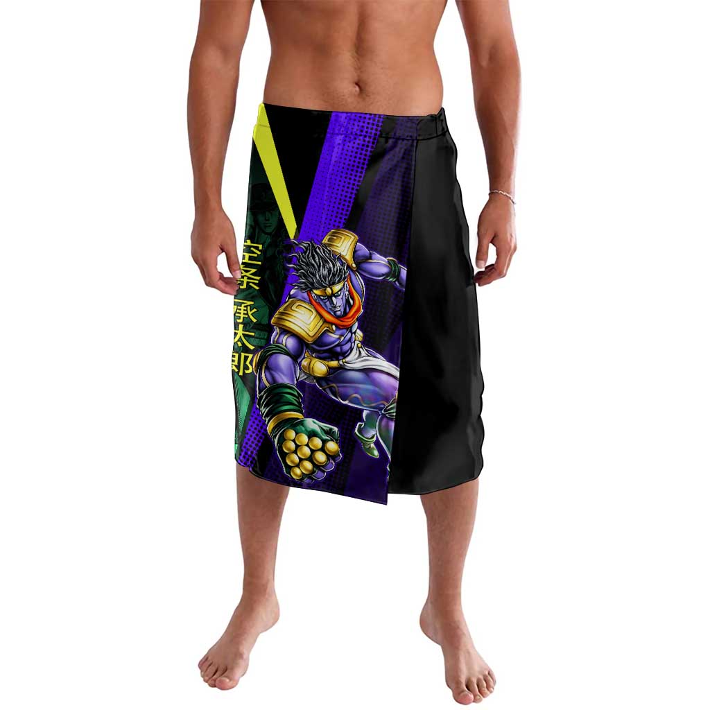 Jotaro Kujo JoJo’s Bizarre Adventure Lavalava with Star Platinum Stand and Bold - The Mazicc