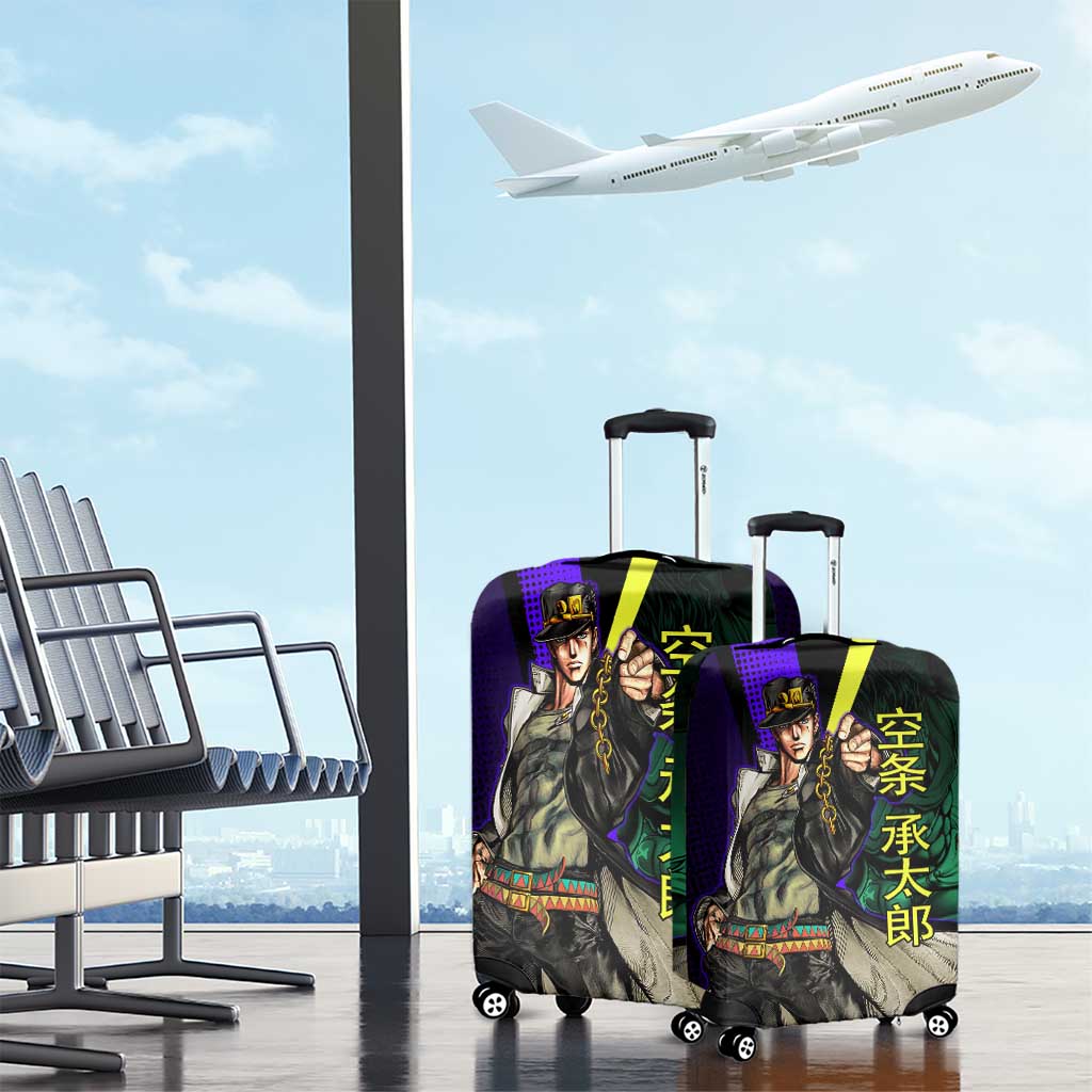 Jotaro Kujo JoJo’s Bizarre Adventure Luggage Cover with Star Platinum Stand and Bold - The Mazicc