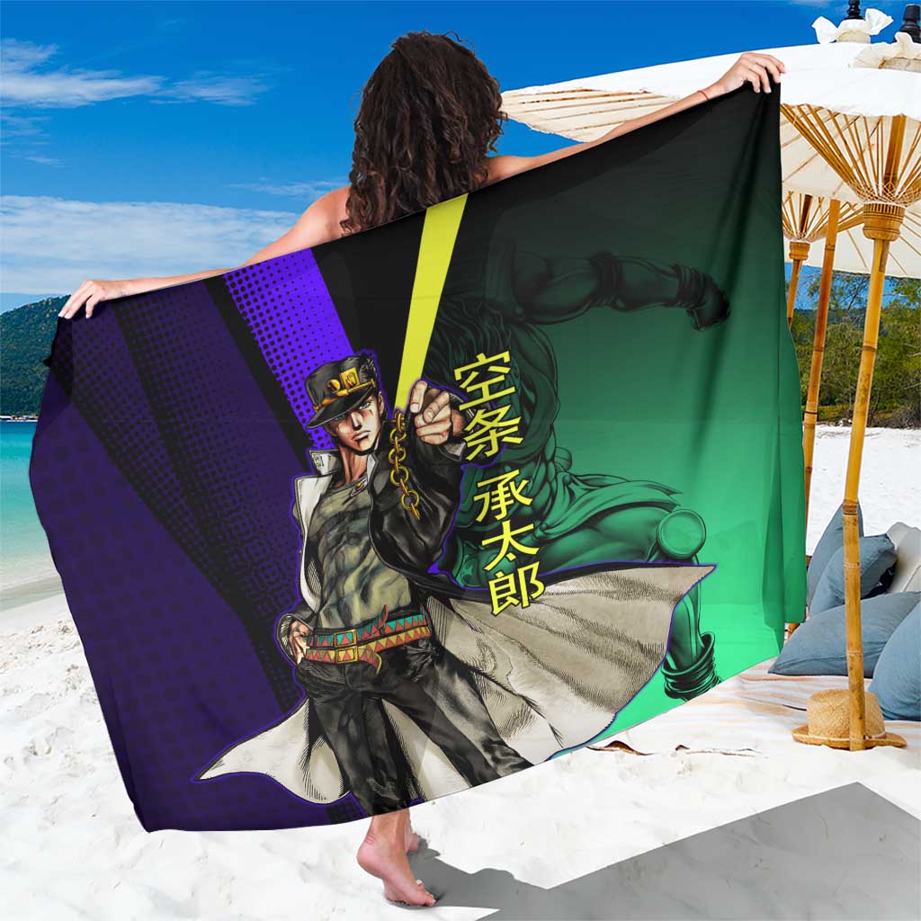 Jotaro Kujo JoJo’s Bizarre Adventure Sarong with Star Platinum Stand and Bold - The Mazicc