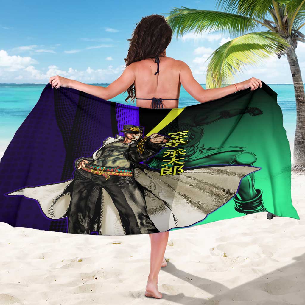 Jotaro Kujo JoJo’s Bizarre Adventure Sarong with Star Platinum Stand and Bold - The Mazicc