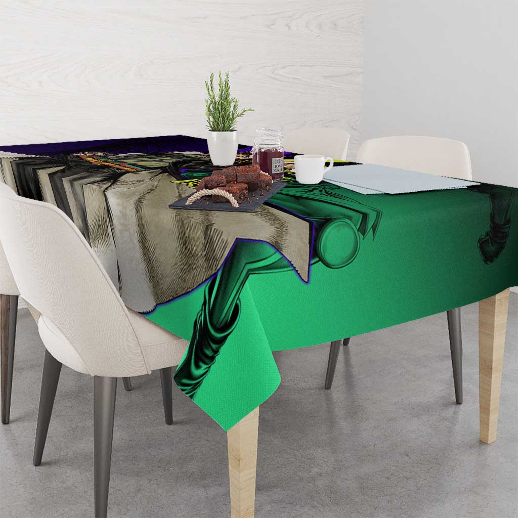 Jotaro Kujo JoJo’s Bizarre Adventure Tablecloth with Star Platinum Stand and Bold - The Mazicc