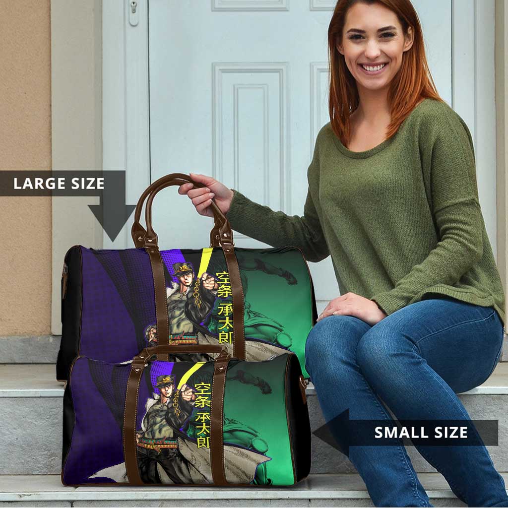Jotaro Kujo JoJo’s Bizarre Adventure Travel Bag with Star Platinum Stand and Bold - The Mazicc