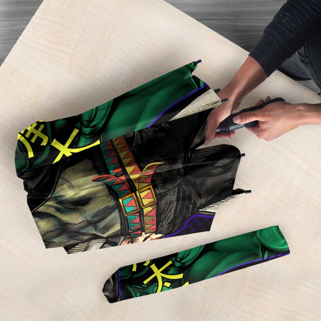 Jotaro Kujo JoJo’s Bizarre Adventure Umbrella with Star Platinum Stand and Bold - The Mazicc
