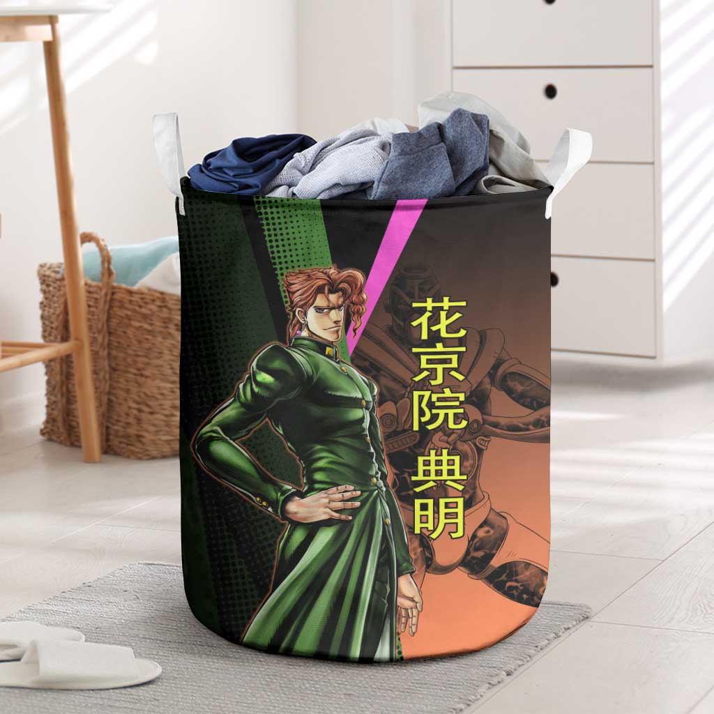 Noriaki Kakyoin JoJo’s Bizarre Adventure Laundry Basket with Hierophant Green Stand - The Mazicc