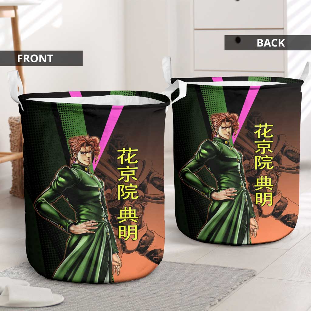 Noriaki Kakyoin JoJo’s Bizarre Adventure Laundry Basket with Hierophant Green Stand - The Mazicc