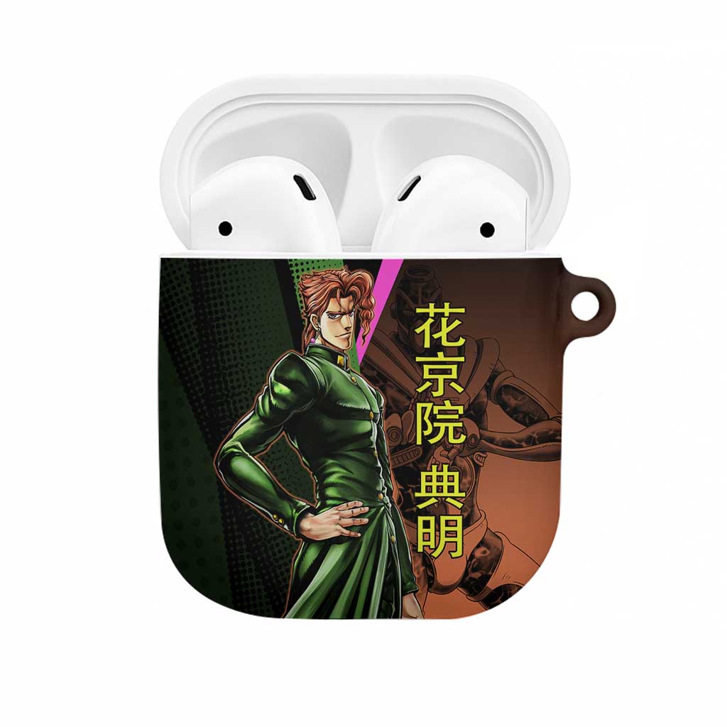 Noriaki Kakyoin JoJo’s Bizarre Adventure AirPods Case with Hierophant Green Stand - The Mazicc