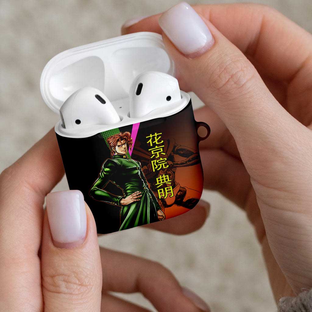 Noriaki Kakyoin JoJo’s Bizarre Adventure AirPods Case with Hierophant Green Stand - The Mazicc