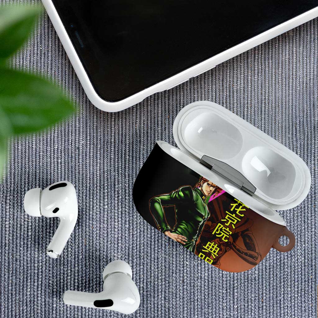 Noriaki Kakyoin JoJo’s Bizarre Adventure AirPods Case with Hierophant Green Stand - The Mazicc