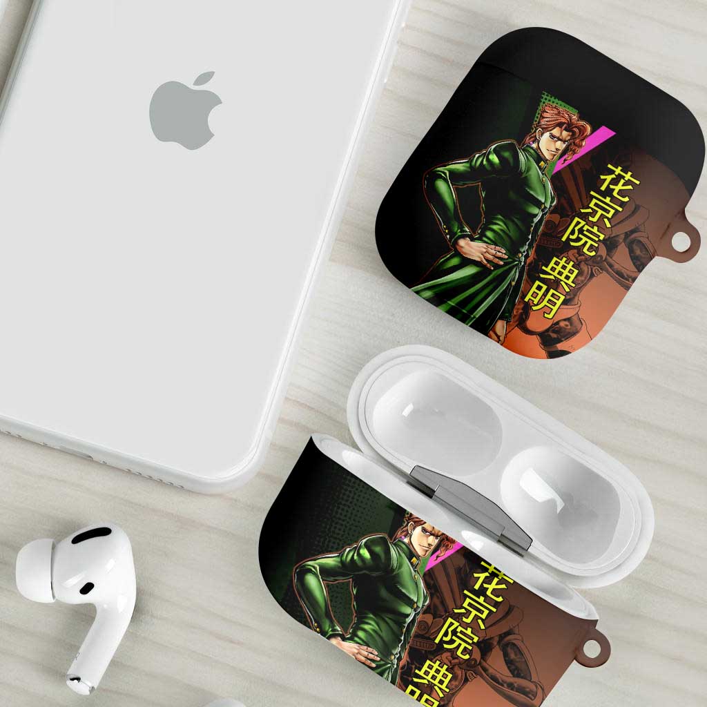 Noriaki Kakyoin JoJo’s Bizarre Adventure AirPods Case with Hierophant Green Stand - The Mazicc