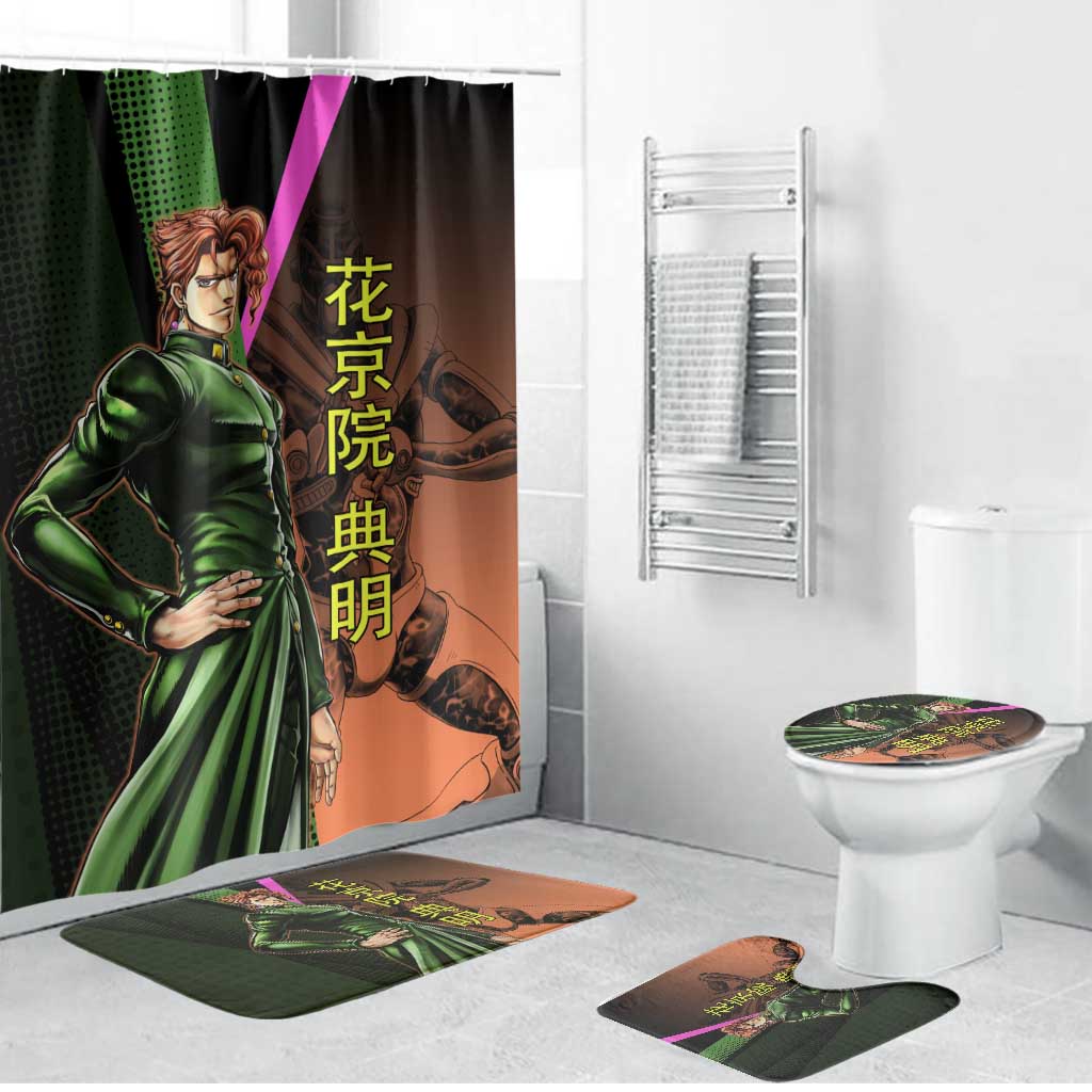 Noriaki Kakyoin JoJo’s Bizarre Adventure Bathroom Set with Hierophant Green Stand - The Mazicc
