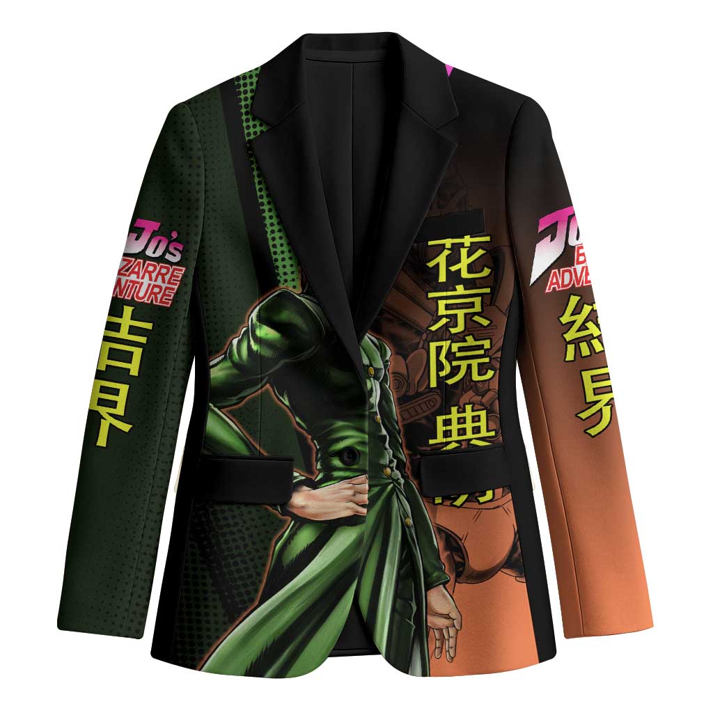 Noriaki Kakyoin JoJo’s Bizarre Adventure Blazer with Hierophant Green Stand - The Mazicc