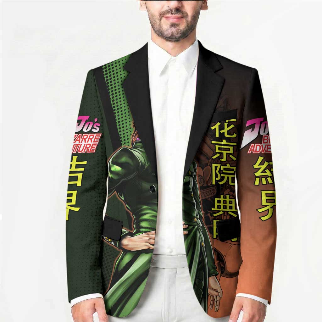 Noriaki Kakyoin JoJo’s Bizarre Adventure Blazer with Hierophant Green Stand - The Mazicc