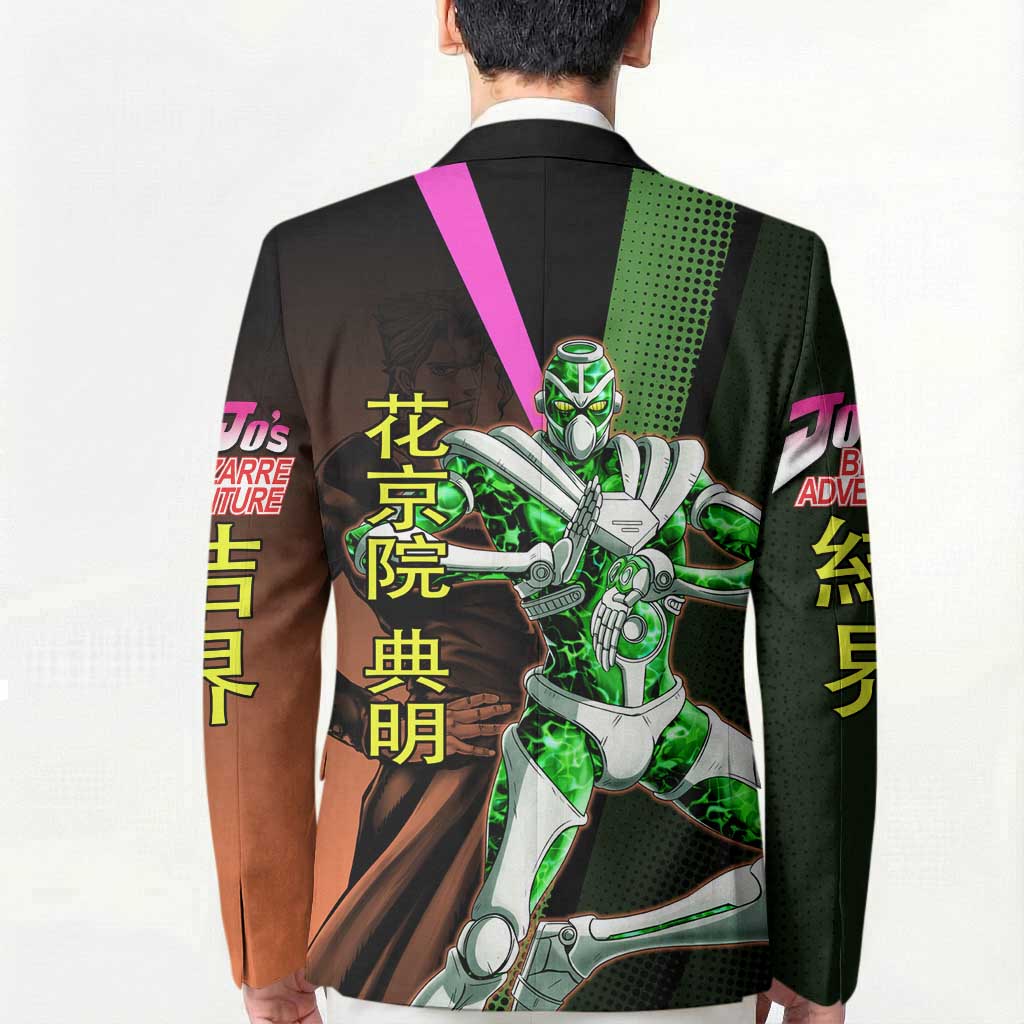 Noriaki Kakyoin JoJo’s Bizarre Adventure Blazer with Hierophant Green Stand - The Mazicc