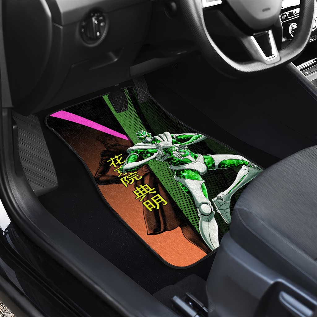 Noriaki Kakyoin JoJo’s Bizarre Adventure Car Mats with Hierophant Green Stand - The Mazicc