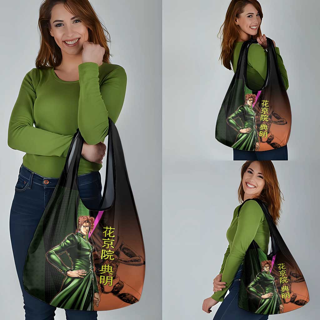 Noriaki Kakyoin JoJo’s Bizarre Adventure Grocery Bag with Hierophant Green Stand - The Mazicc