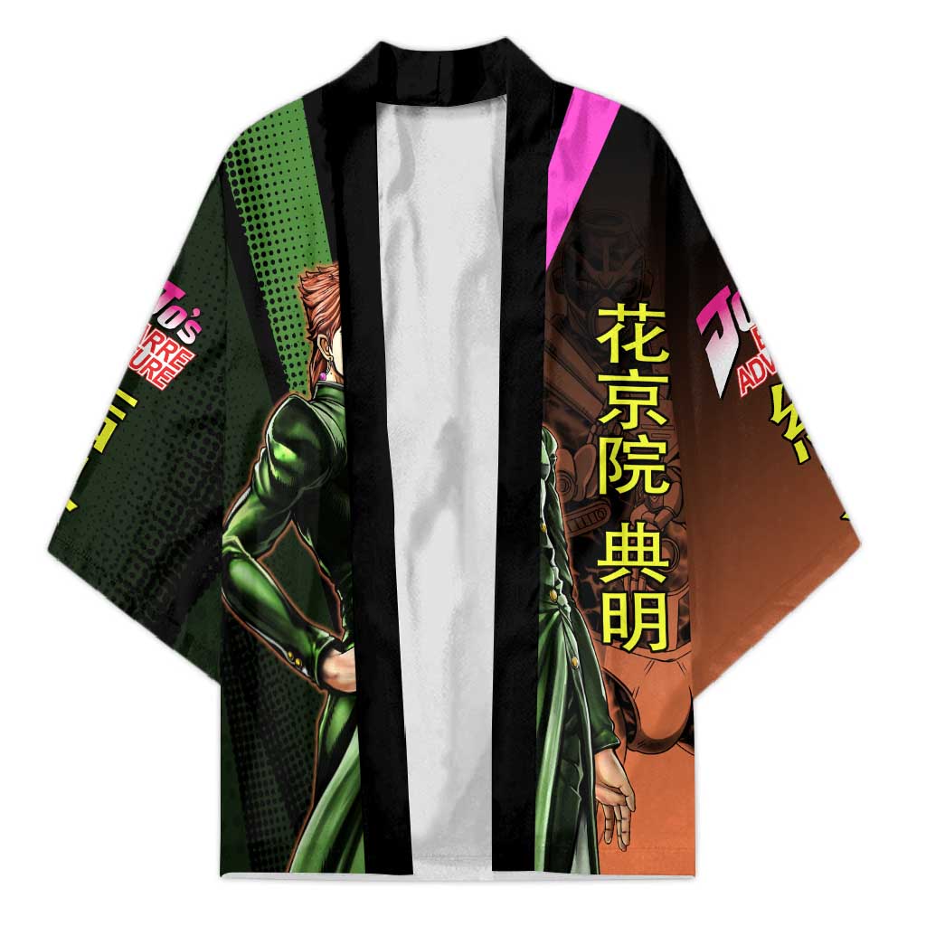 Noriaki Kakyoin JoJo’s Bizarre Adventure Kimono with Hierophant Green Stand - The Mazicc