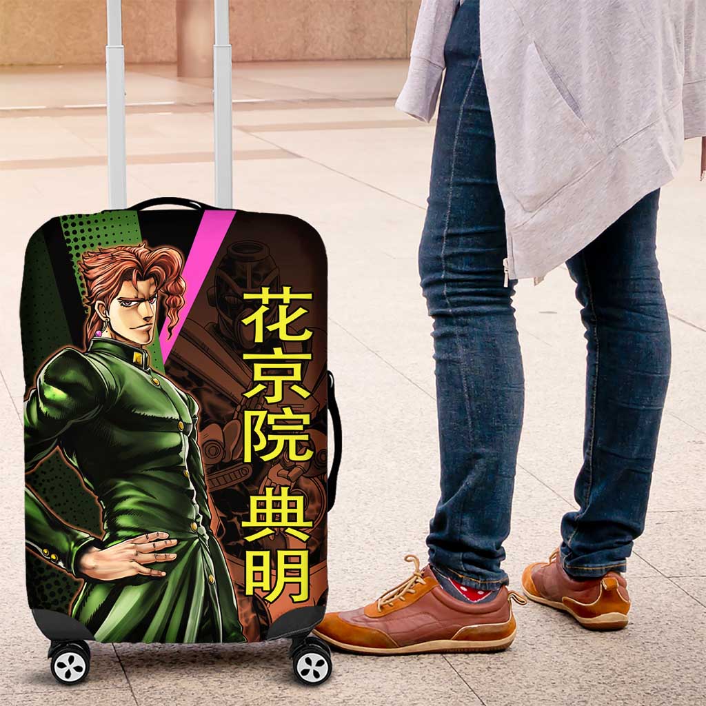 Noriaki Kakyoin JoJo’s Bizarre Adventure Luggage Cover with Hierophant Green Stand - The Mazicc
