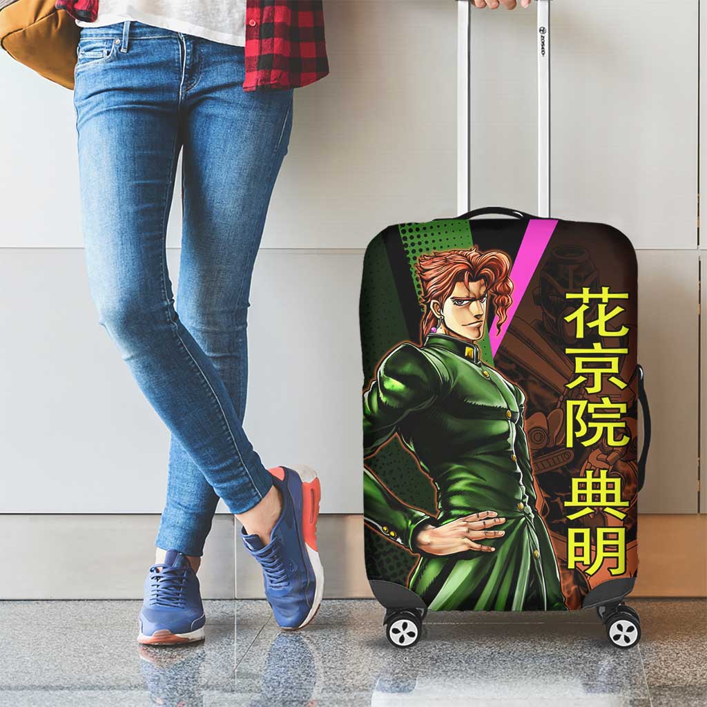 Noriaki Kakyoin JoJo’s Bizarre Adventure Luggage Cover with Hierophant Green Stand - The Mazicc