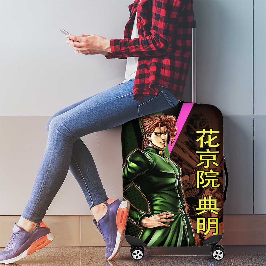 Noriaki Kakyoin JoJo’s Bizarre Adventure Luggage Cover with Hierophant Green Stand - The Mazicc
