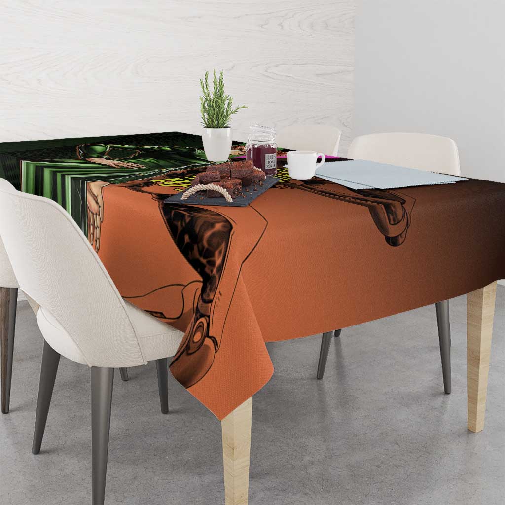 Noriaki Kakyoin JoJo’s Bizarre Adventure Tablecloth with Hierophant Green Stand - The Mazicc