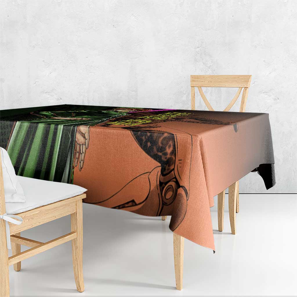 Noriaki Kakyoin JoJo’s Bizarre Adventure Tablecloth with Hierophant Green Stand - The Mazicc