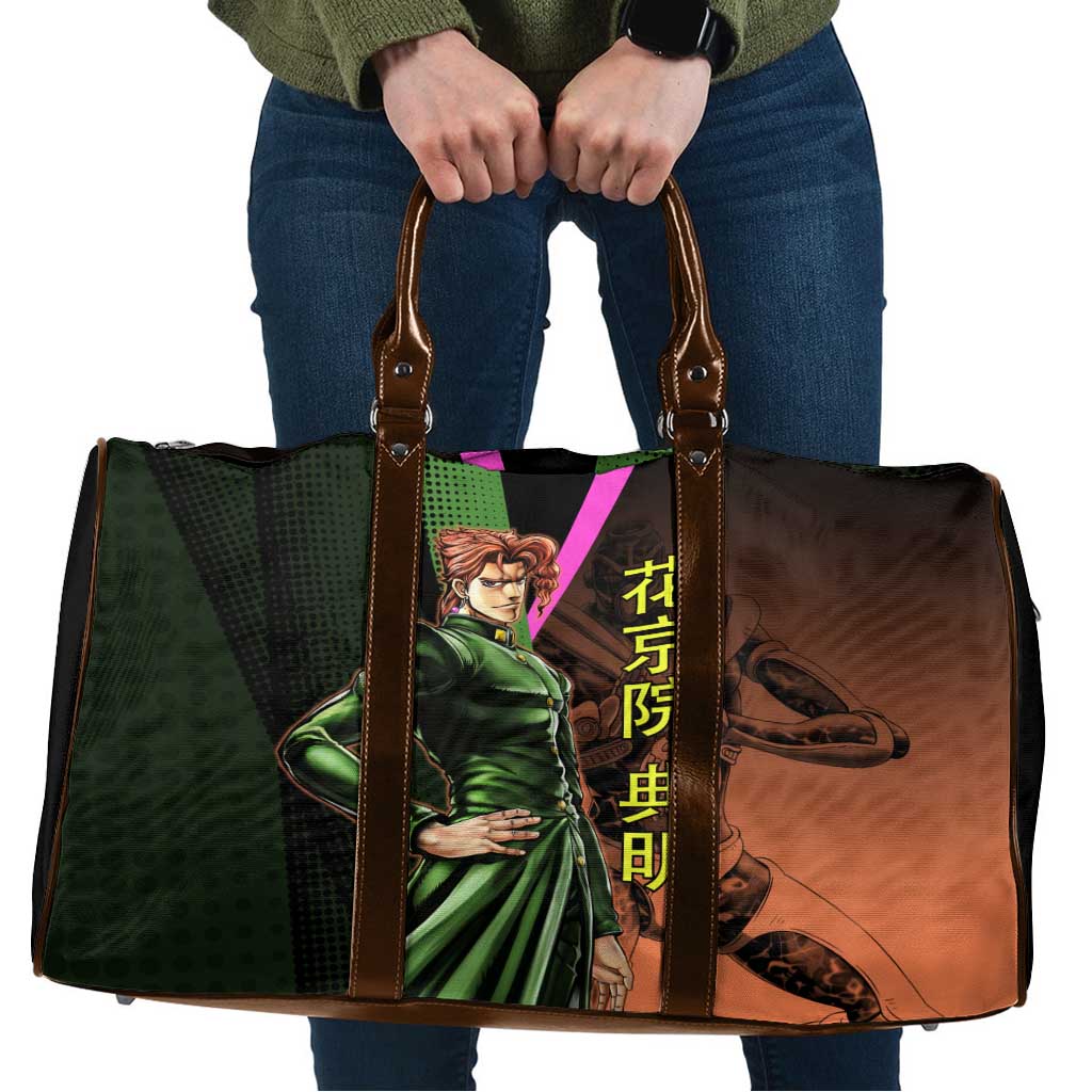 Noriaki Kakyoin JoJo’s Bizarre Adventure Travel Bag with Hierophant Green Stand - The Mazicc
