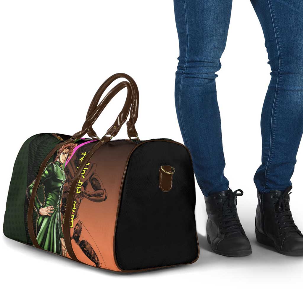Noriaki Kakyoin JoJo’s Bizarre Adventure Travel Bag with Hierophant Green Stand - The Mazicc