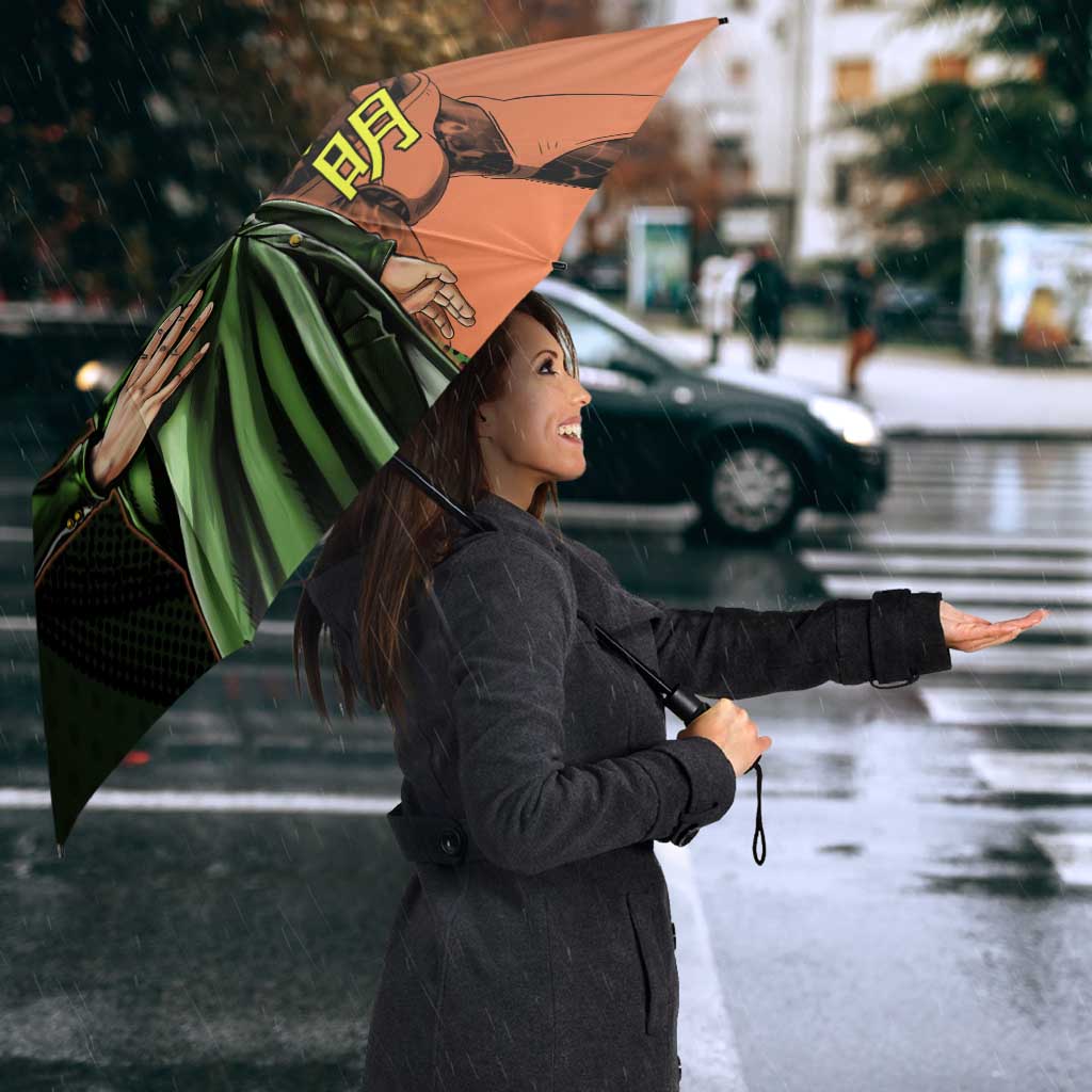 Noriaki Kakyoin JoJo’s Bizarre Adventure Umbrella with Hierophant Green Stand - The Mazicc