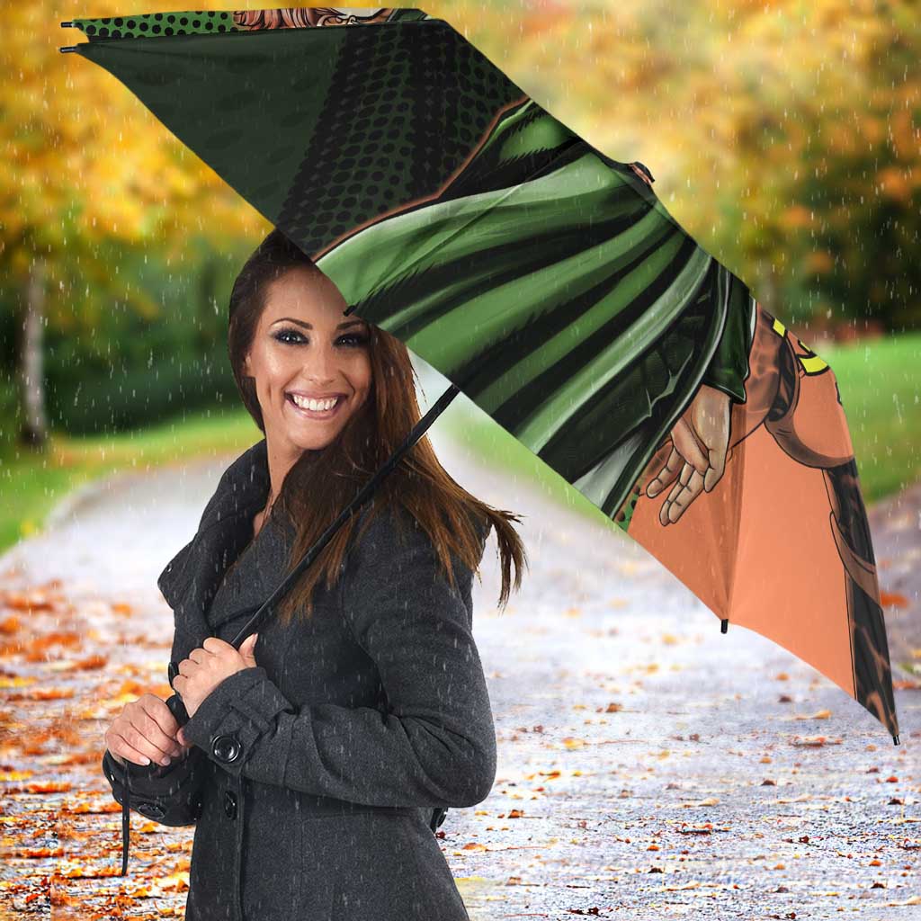 Noriaki Kakyoin JoJo’s Bizarre Adventure Umbrella with Hierophant Green Stand - The Mazicc