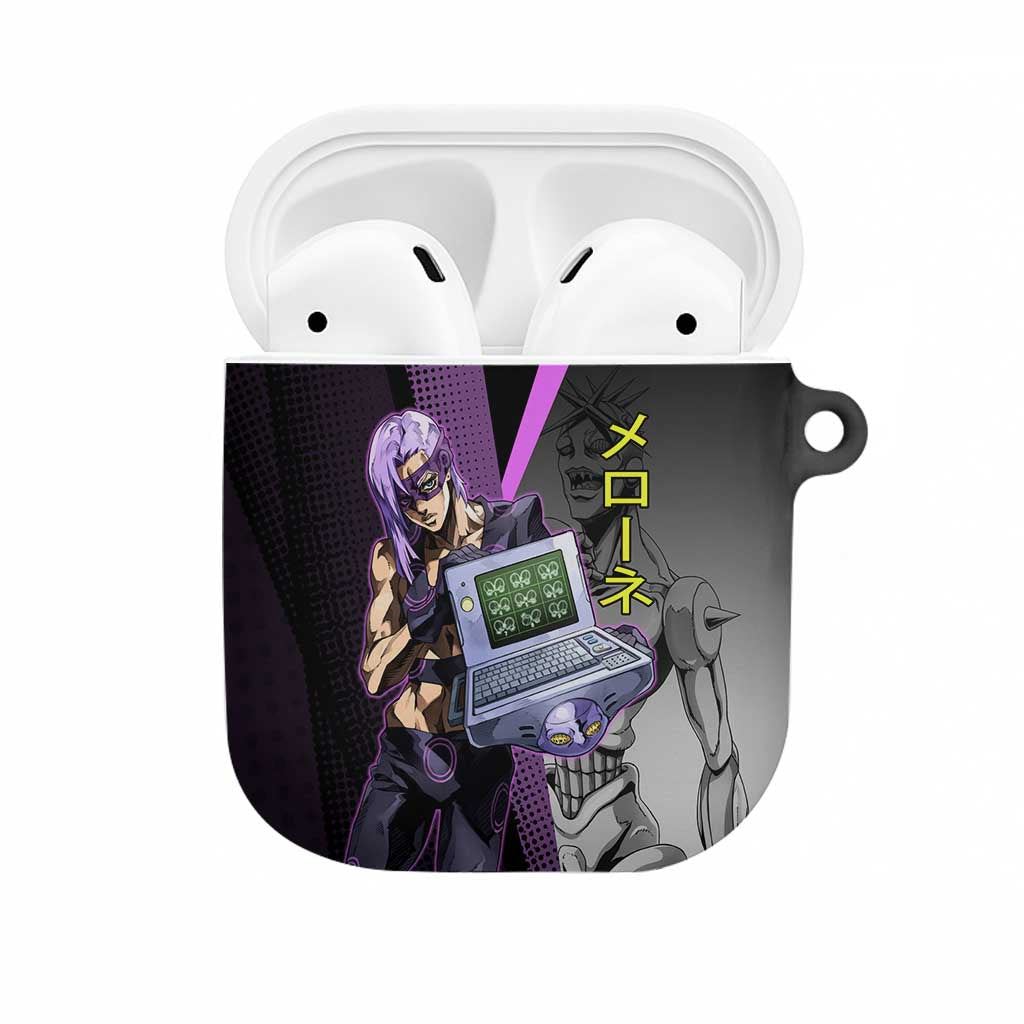 Melone JoJo’s Bizarre Adventure AirPods Case with Laptop-Featured Stand Display - The Mazicc