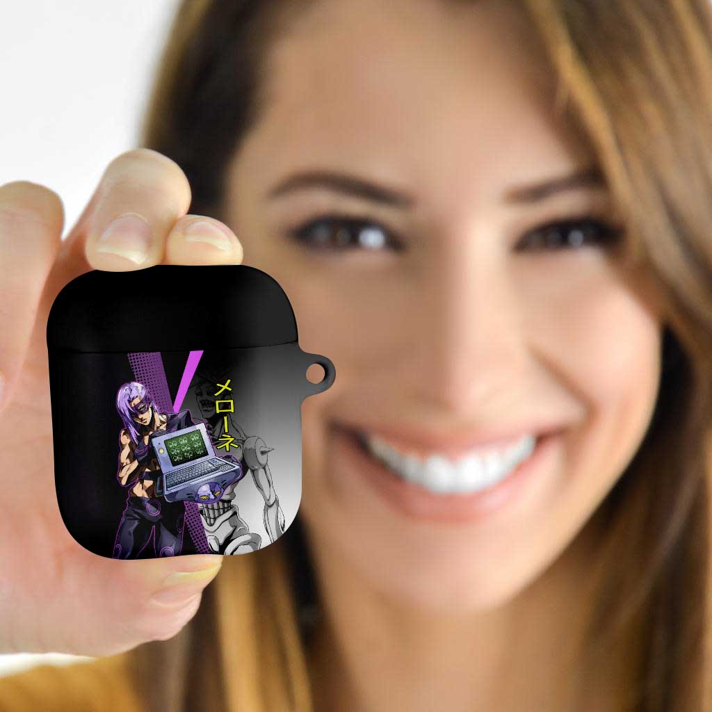 Melone JoJo’s Bizarre Adventure AirPods Case with Laptop-Featured Stand Display - The Mazicc