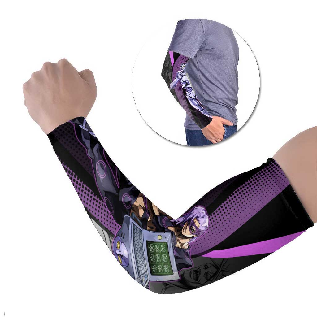 Melone JoJo’s Bizarre Adventure Arm Sleeves with Laptop-Featured Stand Display - The Mazicc