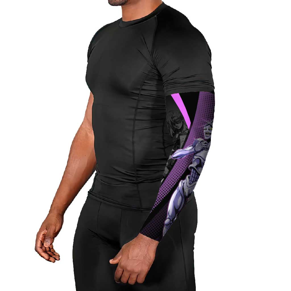 Melone JoJo’s Bizarre Adventure Arm Sleeves with Laptop-Featured Stand Display - The Mazicc
