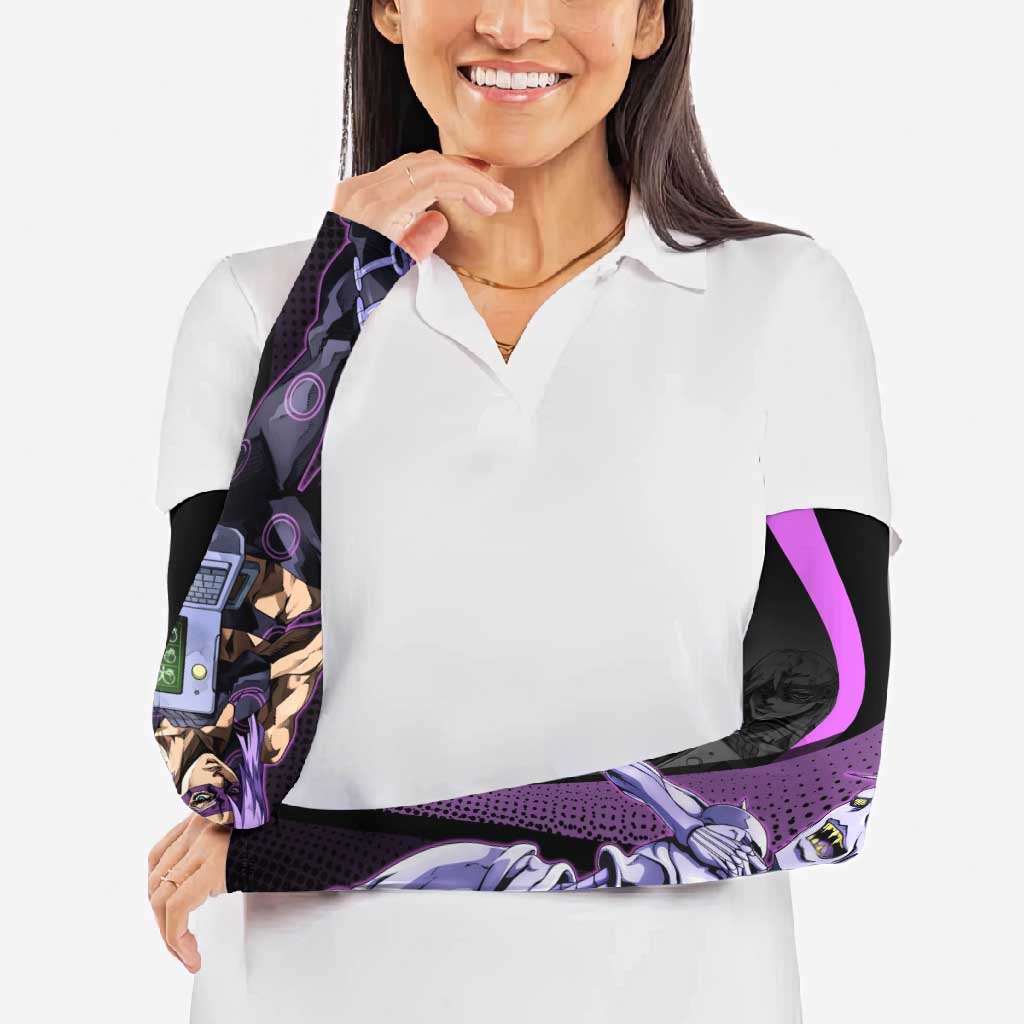 Melone JoJo’s Bizarre Adventure Arm Sleeves with Laptop-Featured Stand Display - The Mazicc