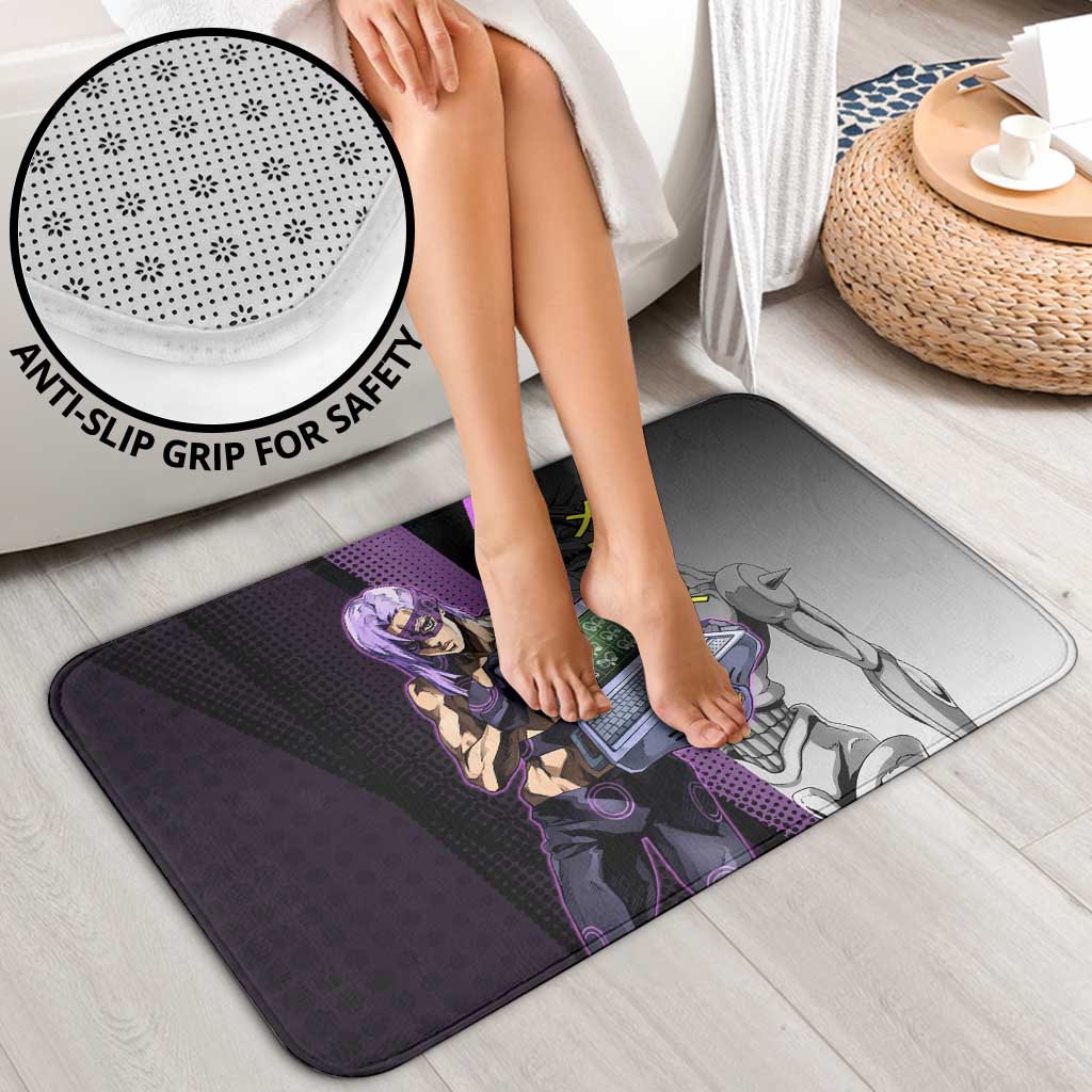 Melone JoJo’s Bizarre Adventure Bathroom Set with Laptop-Featured Stand Display - The Mazicc