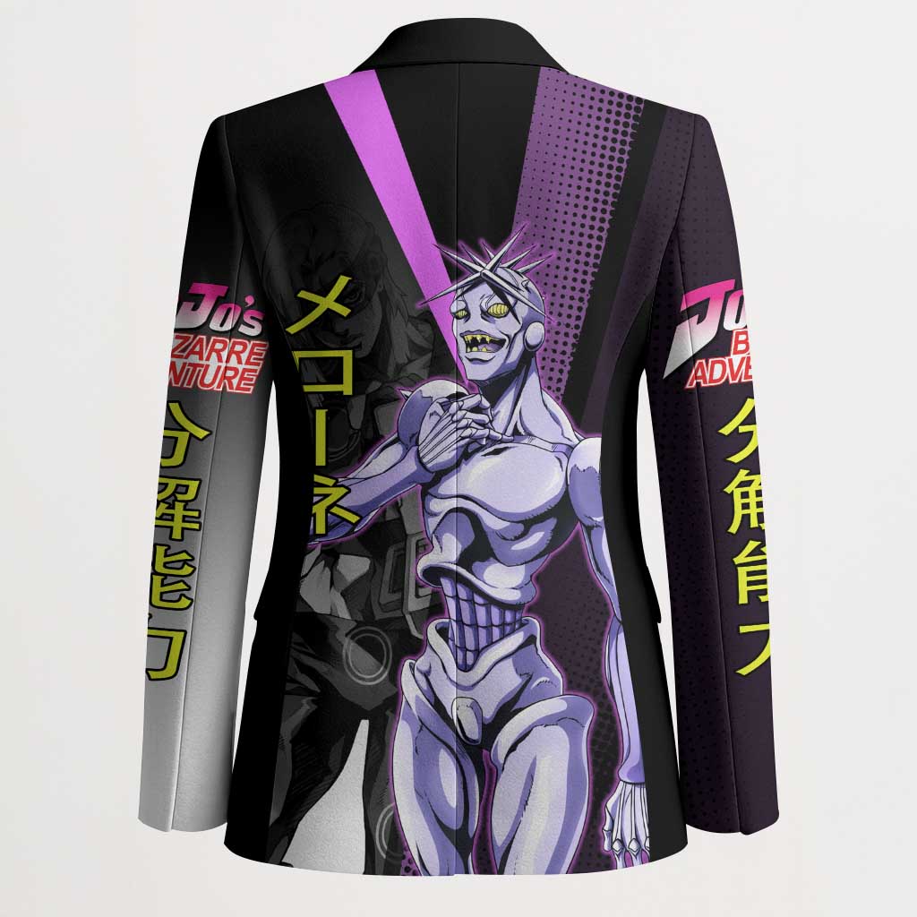 Melone JoJo’s Bizarre Adventure Blazer with Laptop-Featured Stand Display - The Mazicc