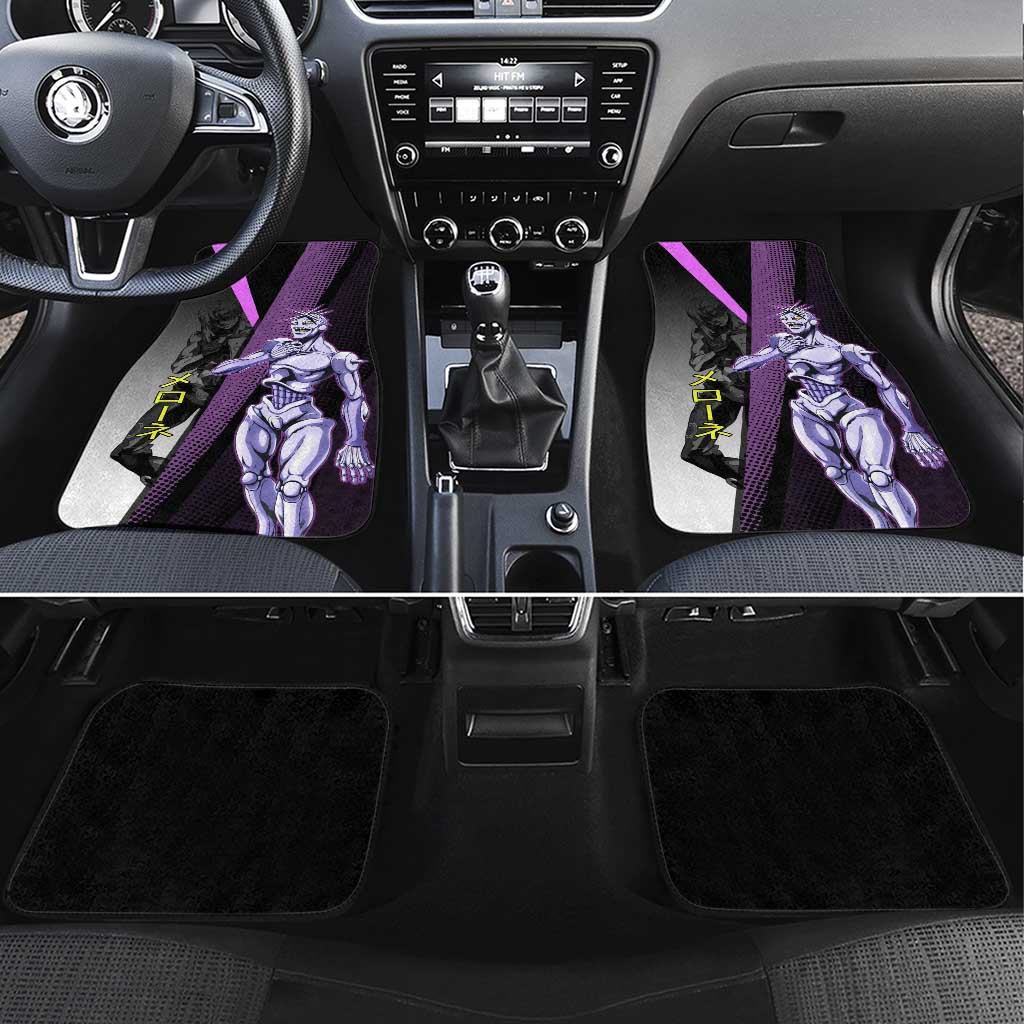 Melone JoJo’s Bizarre Adventure Car Mats with Laptop-Featured Stand Display - The Mazicc