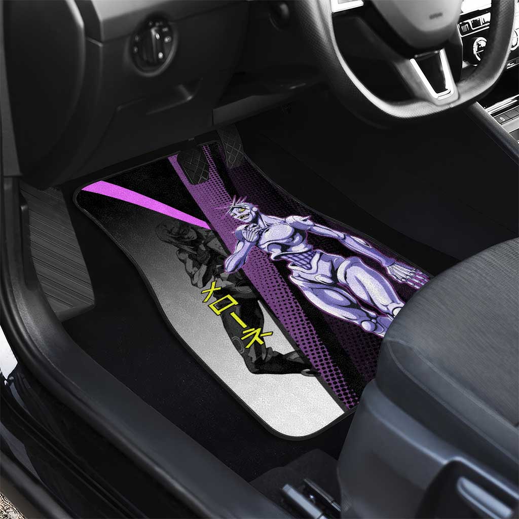Melone JoJo’s Bizarre Adventure Car Mats with Laptop-Featured Stand Display - The Mazicc