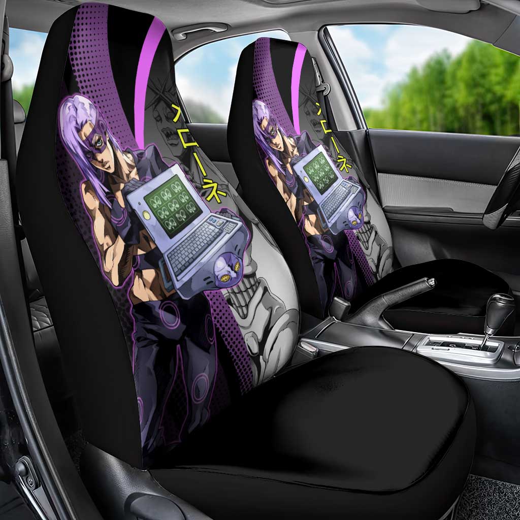 Melone JoJo’s Bizarre Adventure Car Seat Cover with Laptop-Featured Stand Display - The Mazicc