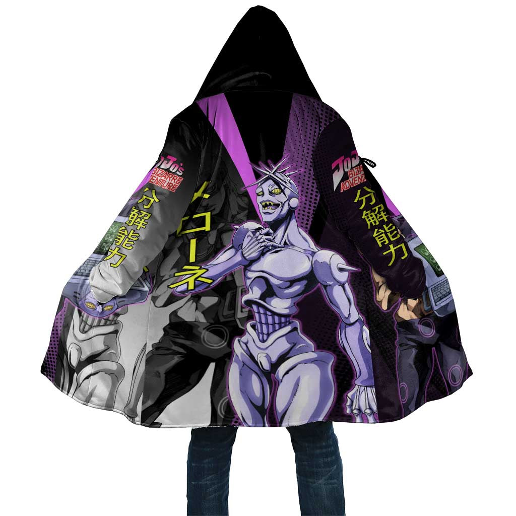 Melone JoJo’s Bizarre Adventure Cloak with Laptop-Featured Stand Display - The Mazicc
