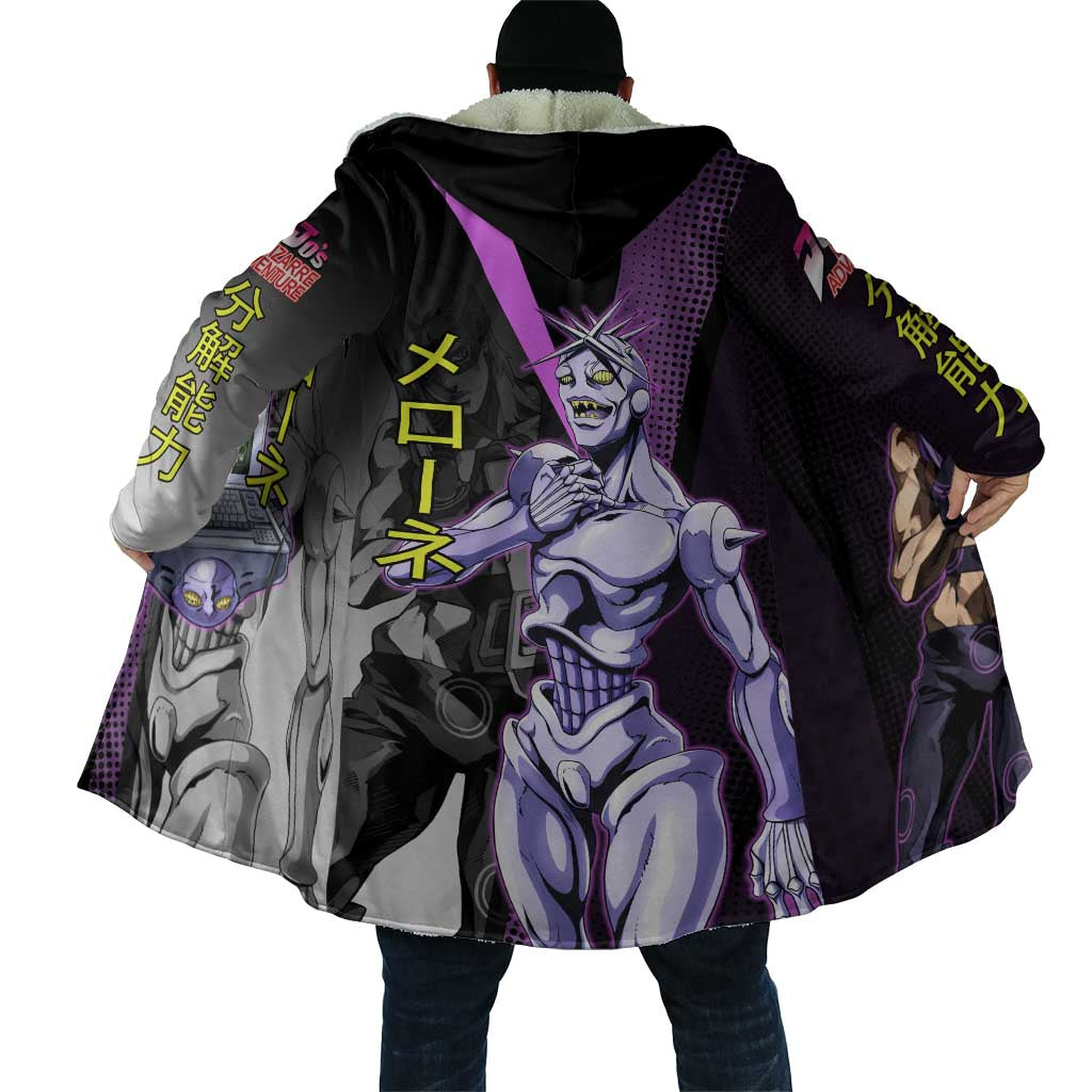 Melone JoJo’s Bizarre Adventure Cloak with Laptop-Featured Stand Display - The Mazicc