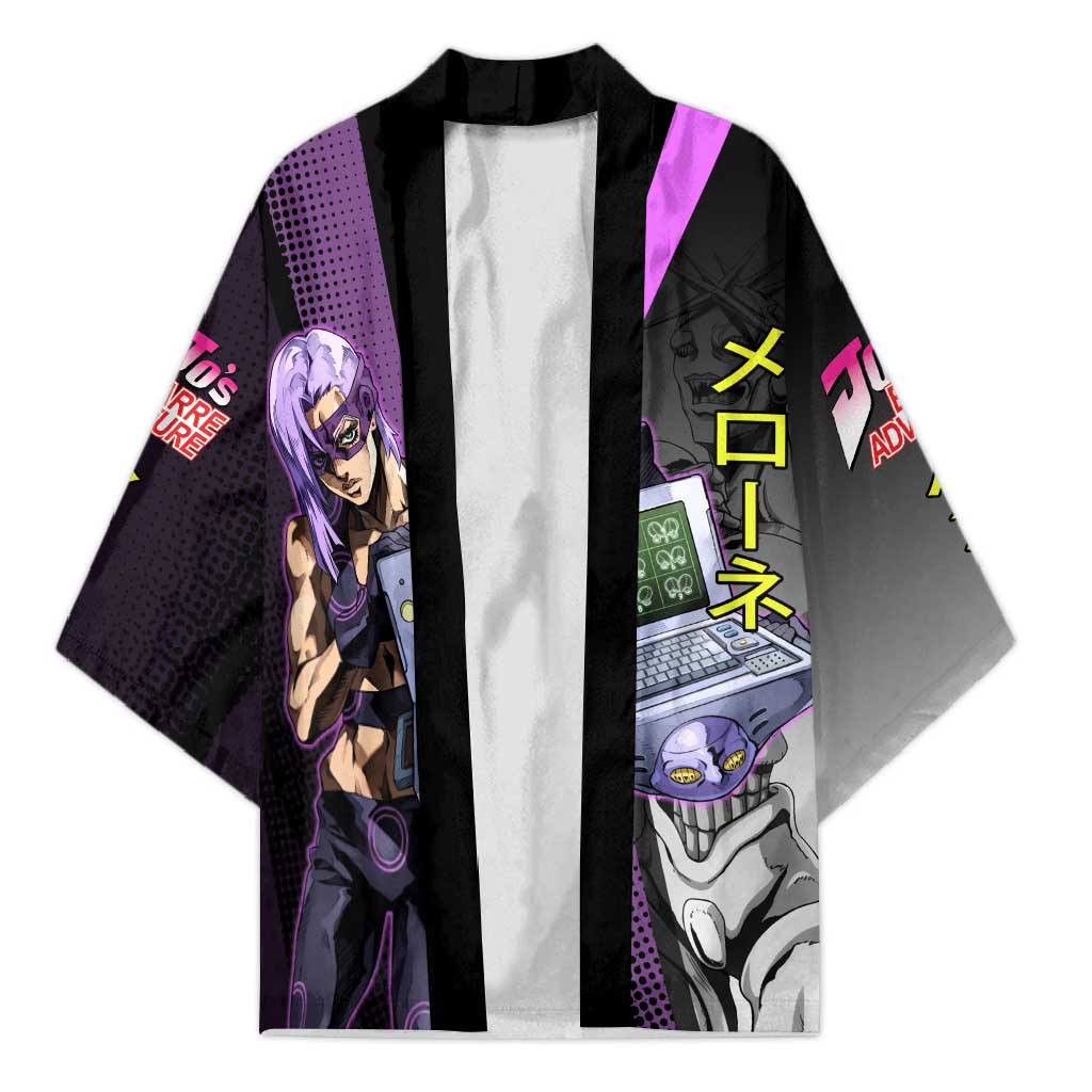 Melone JoJo’s Bizarre Adventure Kimono with Laptop-Featured Stand Display - The Mazicc