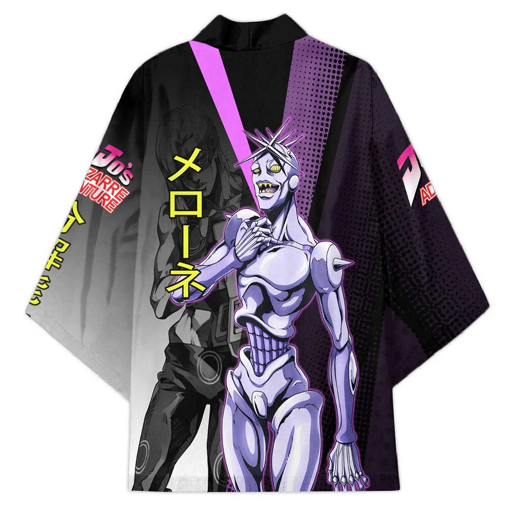 Melone JoJo’s Bizarre Adventure Kimono with Laptop-Featured Stand Display - The Mazicc