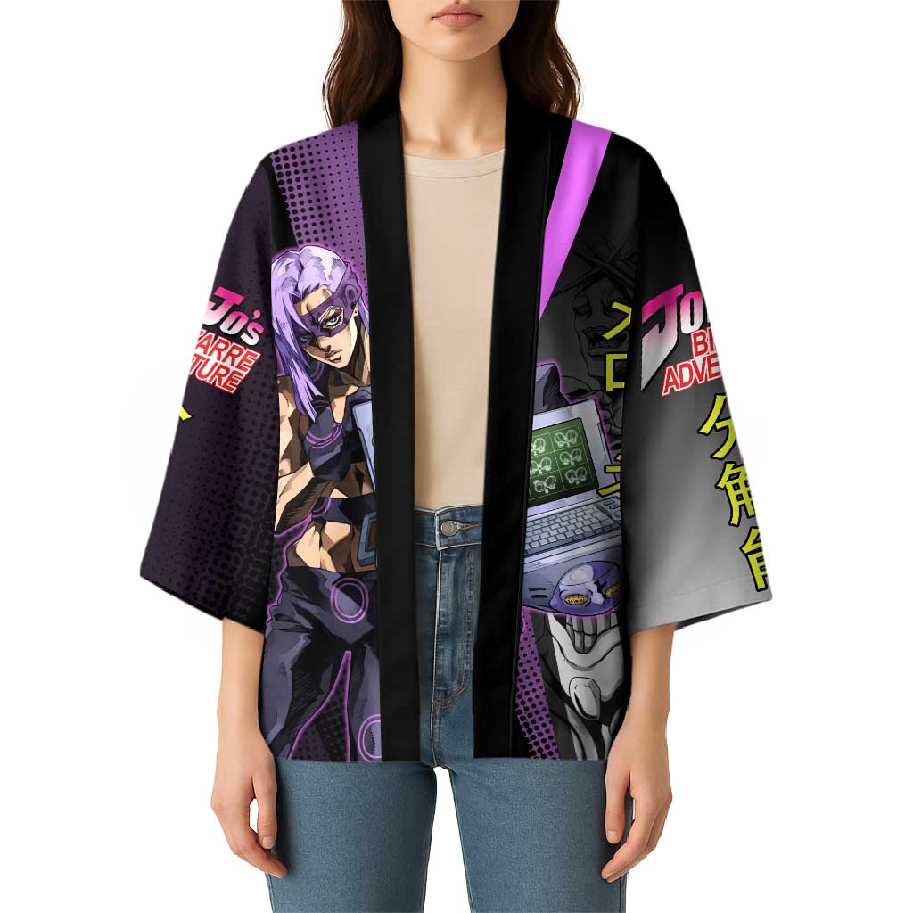 Melone JoJo’s Bizarre Adventure Kimono with Laptop-Featured Stand Display - The Mazicc