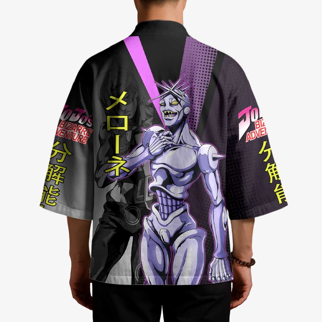 Melone JoJo’s Bizarre Adventure Kimono with Laptop-Featured Stand Display - The Mazicc