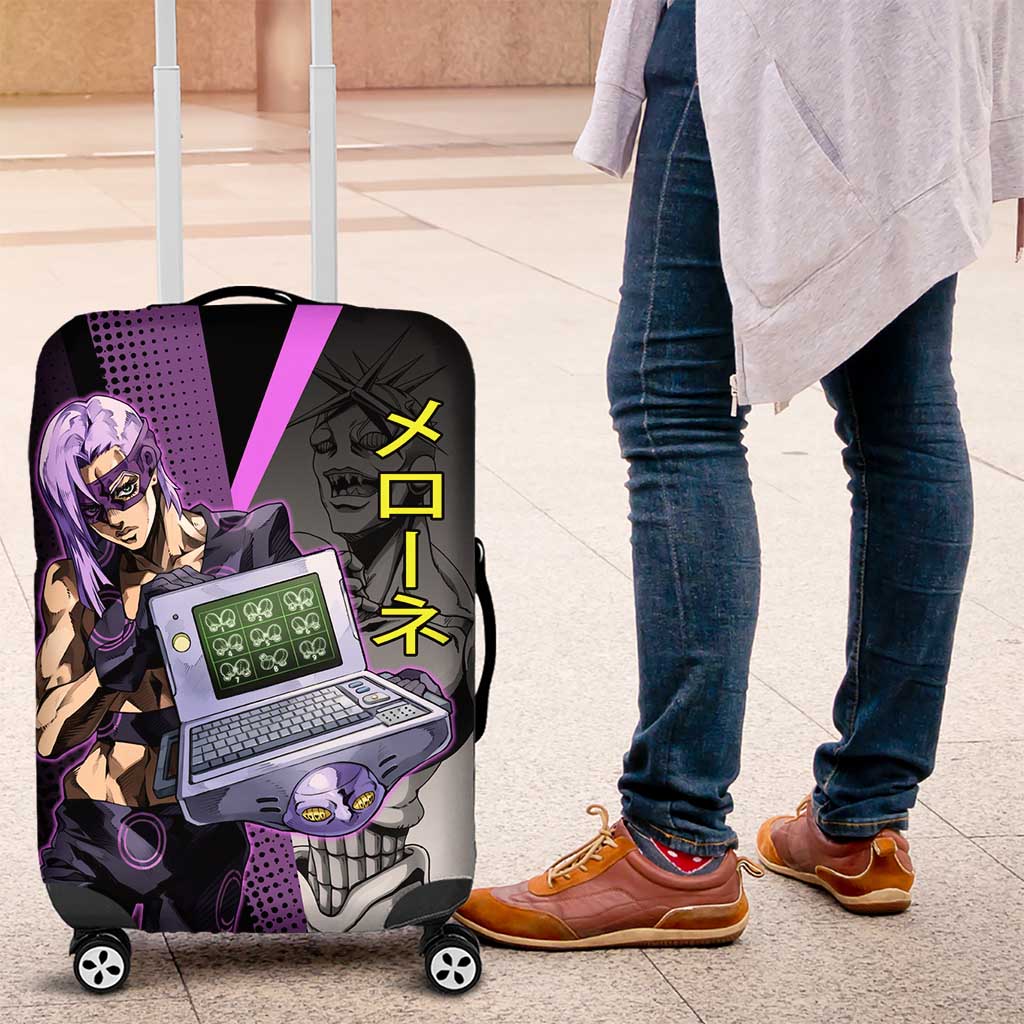 Melone JoJo’s Bizarre Adventure Luggage Cover with Laptop-Featured Stand Display - The Mazicc