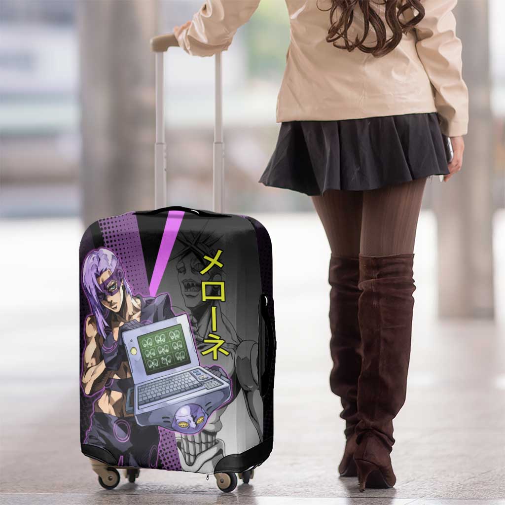 Melone JoJo’s Bizarre Adventure Luggage Cover with Laptop-Featured Stand Display - The Mazicc
