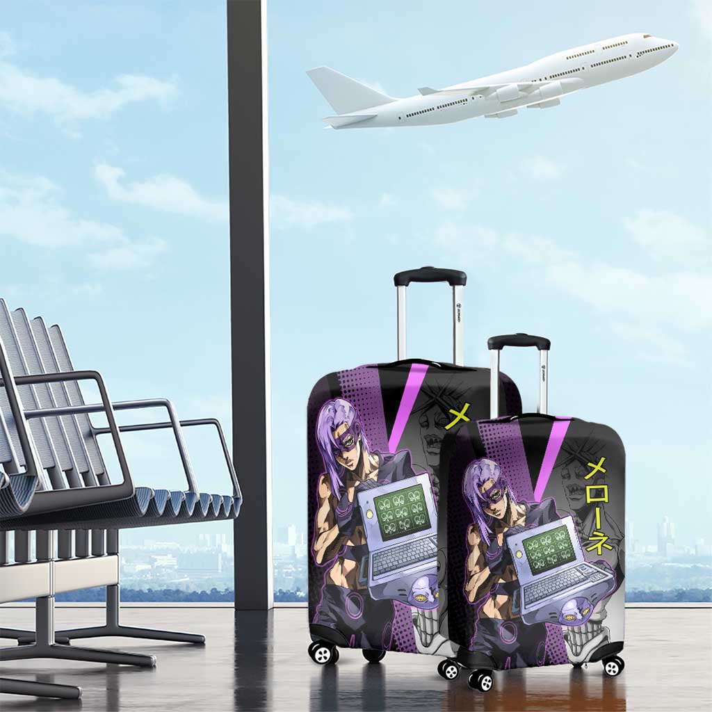 Melone JoJo’s Bizarre Adventure Luggage Cover with Laptop-Featured Stand Display - The Mazicc