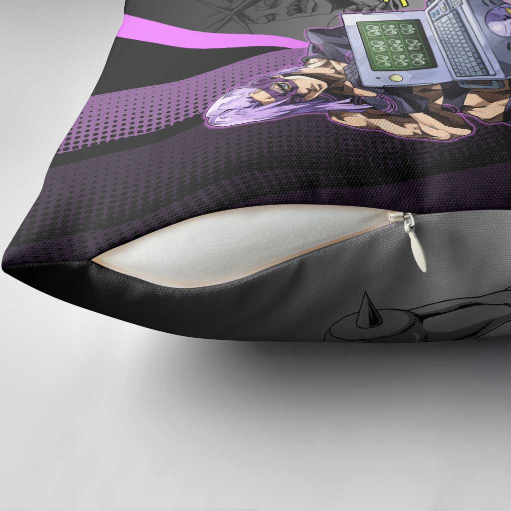 Melone JoJo’s Bizarre Adventure Pillow Cover with Laptop-Featured Stand Display - The Mazicc