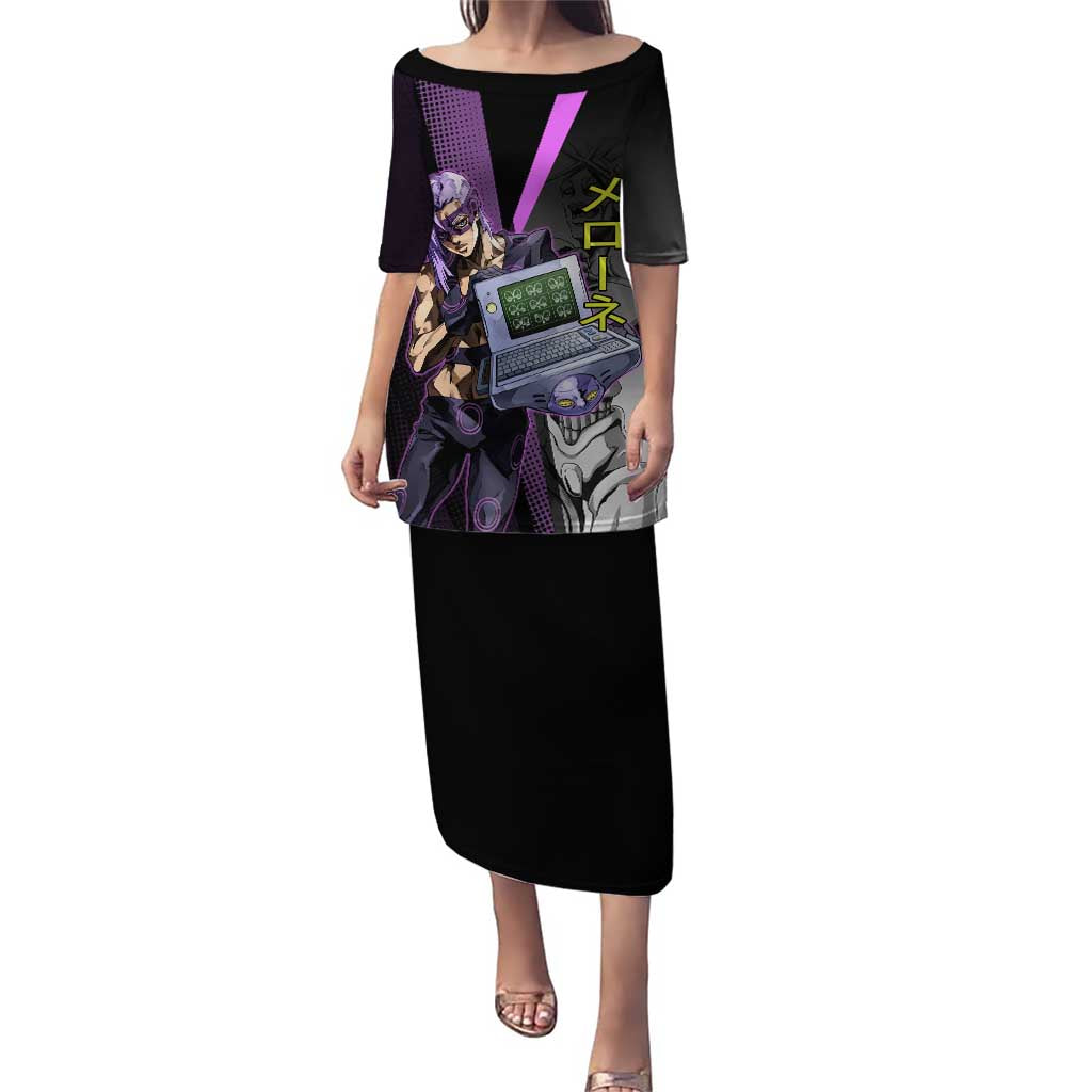 Melone JoJo’s Bizarre Adventure Puletasi with Laptop-Featured Stand Display - The Mazicc